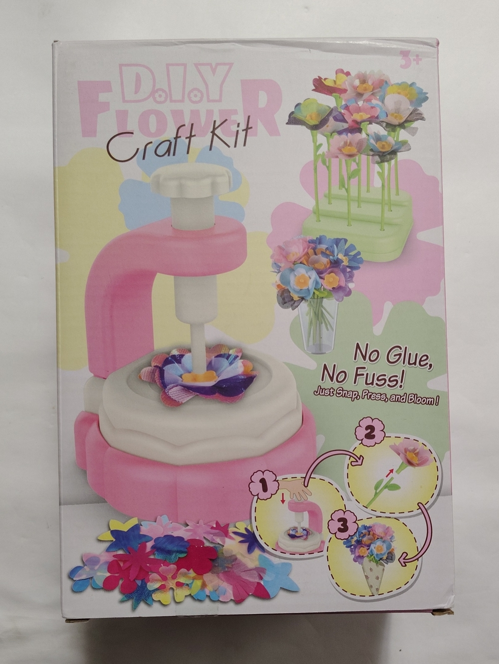 DIY Flower Craft Kit - Pink